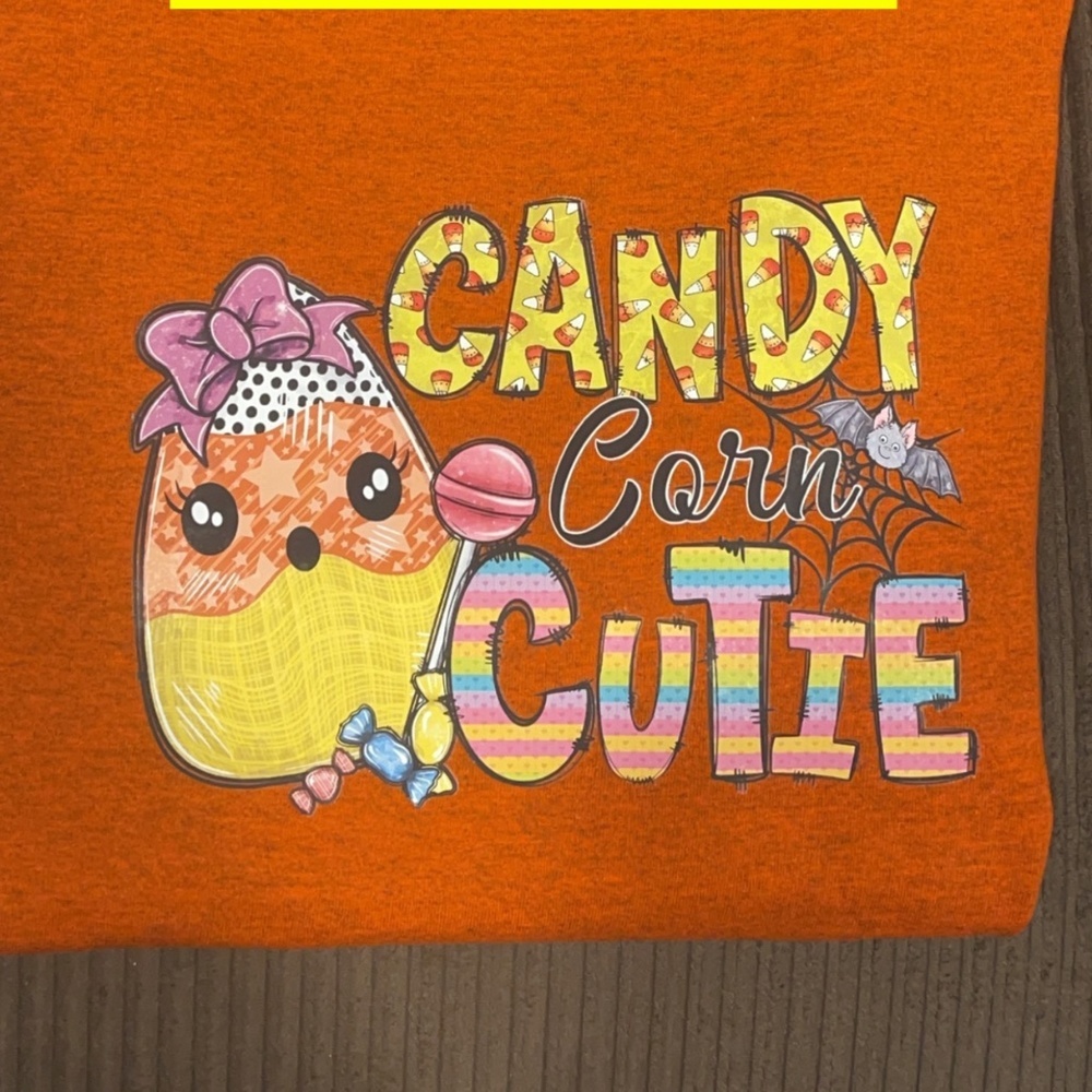 Candy corn shirt